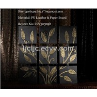 Free Ship!!! Home Decor,Abstract Painting Leather Board Relievo Oil Painting,Handmade11
