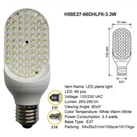 LED Plane Light (H58E27-66DHLF6-3.3W)