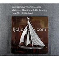 Oil Painting Max Aluminum Handmade Decoratve Painting (Lh26)