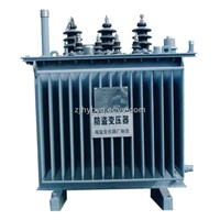 Oil-immersed theft-proof transformer