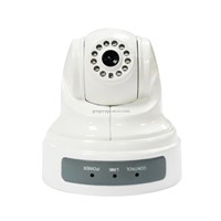 Pan/Tilt Dome IP Camera with Night Vision