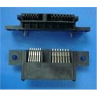 SATA 7+6P Female Screw SMT Type (6.65mm)