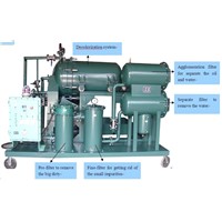 Waste Lubrication Oil Decolorization / Oil Recycling Machine
