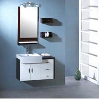 Bathroom Vanity cabinet mordern style ceramic sink