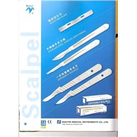 Surgical Blade with Plastic Handle