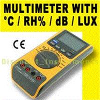 Digital Multimeter Thermometer Lux Sound Meter (5in1)