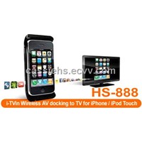 i-TVin Wireless AV docking to TV for iPhone/iPod Touch