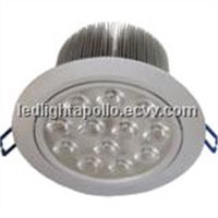 12*1w led downlight/ceilling light recessed mounted CREE or EDISON light source apollo AP-D1015