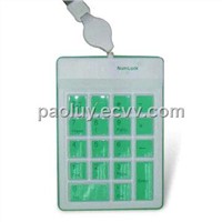 18-Key Silicone Numerical Keyboard