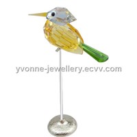 Austria Crystal Kingfisher Stand Figurine (H0044)