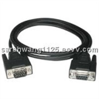 DB 9 M/F Serial Cable Molded - 3ft