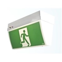 Emergency exit sign box lights