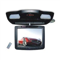Flip Down DVD Player with 12V DC Operating Power and Built-in Dual Speakers