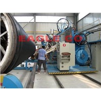 HDPE Porfiles Wall Spiral Winding Pipe Production Line