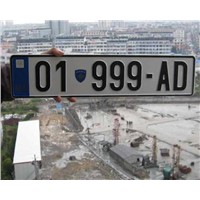 Kosovo car registration License plate
