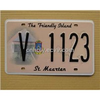 St. Maarten License plate