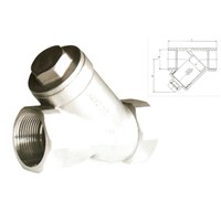 Stainless Steel Female Threaded End Y-Type Filter