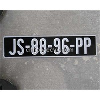 Two layer Car License plate