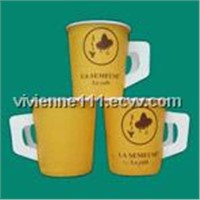 paper cup with handle