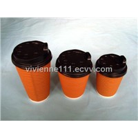 ripple wrap paper cup with lid