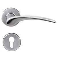 stainless steel solid lever door handle
