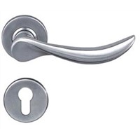 stainless steel solid lever door handle