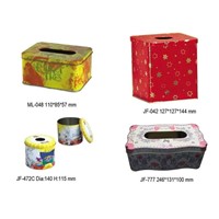 tin tissue box