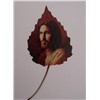 Painting on Leaves (Jesus Portrait)
