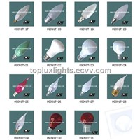 Decorative bulbs or GLS bulbs