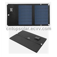 6W/18V or 9V Amorphous Thin Film Foldable Solar Panel in Black