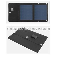 5W/15V Amorphous Thin Film Foldable Solar Panel in Black