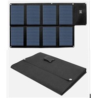 24W/18V Amorphous Thin Film Foldable Solar Panel in Black