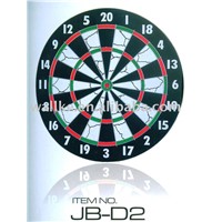 18&amp;quot;x1-1/2&amp;quot; Printed Number Flocked Dartboard in Color Box