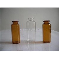 Clear or Amber Tubular Glass Vial