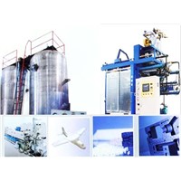 EPP(EPS) pressurizing & foaming and automatic vacuum molding production line