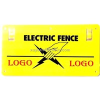 Electric Fence Warning Signs