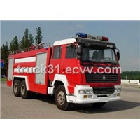 Steyr Double Rear Axle Foam Fire Truck (12-15ton)