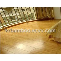 Solid bamboo flooring carbonized horizontal matte
