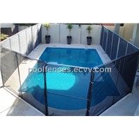 Temporary pool fencing