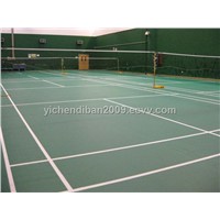 pvc sports floor for indoor badminton court