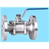 3 PC Full Bore Stainless Steel Flanged End Ball Valve