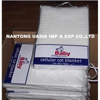 100% Cotton Cellular Baby Blankets