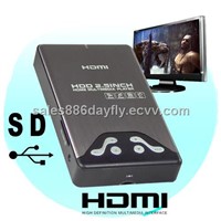 2.5&amp;quot;SATA HDMI HDD Media player (Up to 1080I)