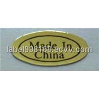 Gold-Foiled Cool Label Adhesive Sticker