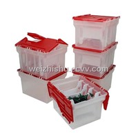 Plastic Crate Mould with Folding Cover