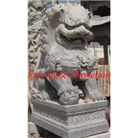 animal stone sculpture