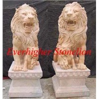 granite stone lion