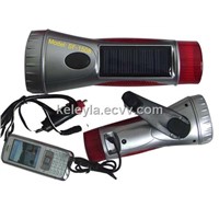 solar flashlight/solar fan tv