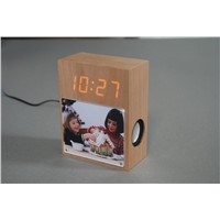 Wooden Clock Speaker