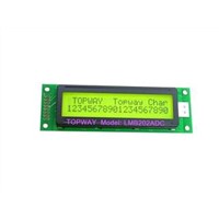 20X2 Character LCD Display Alphanumeric COB Type LCD Module (LMB202A)